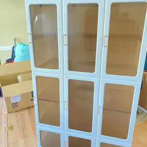 Foto de reseña verificada del clóset plegable con puertas transparentes